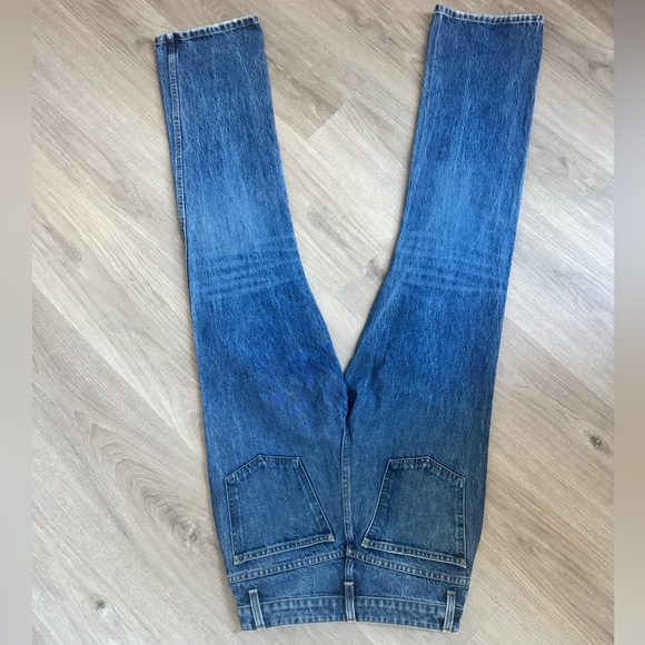 KHAITE High Rise Blue Jeans Danielle - Picture 3 of 6